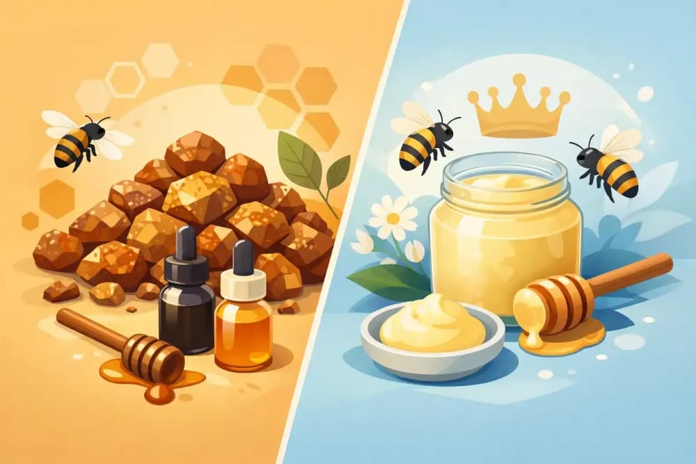 Bee Propolis vs Royal Jelly: Which One Fits?