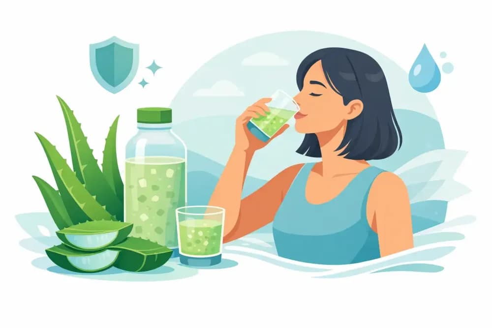 How to Drink Aloe Vera Gel Daily Safely