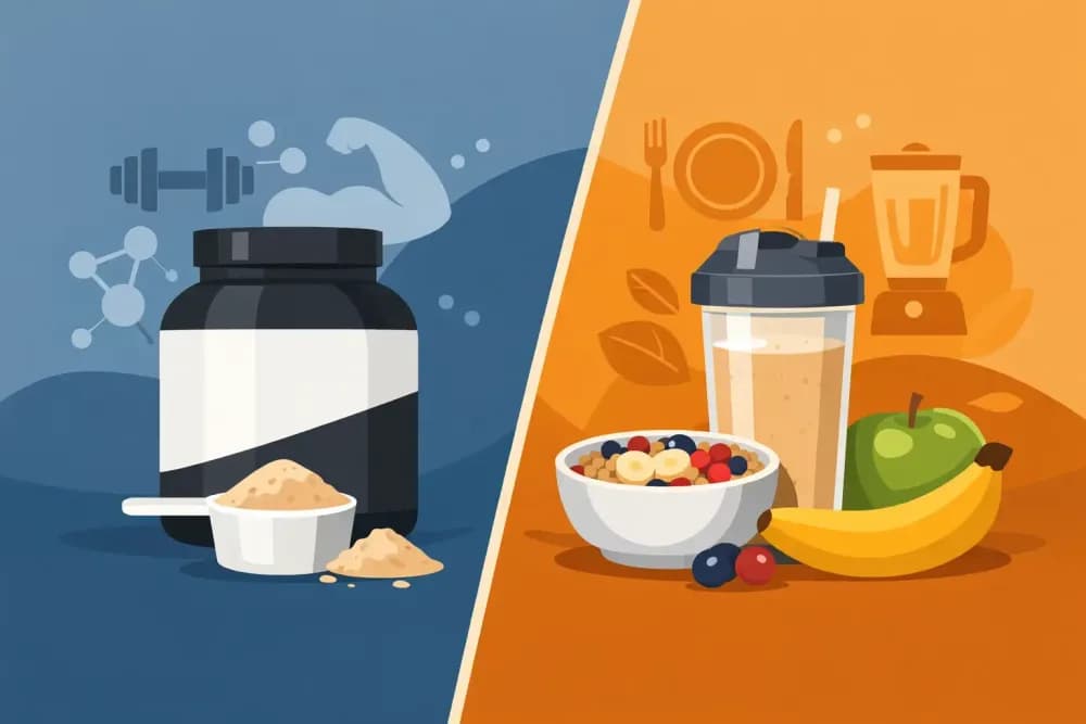 Protein Powder Versus Meal Replacement Compared