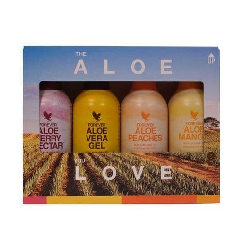FOREVER ALOE MIXED GEL 4 PACK